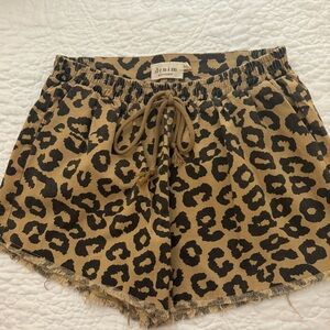 cheetah print shorts